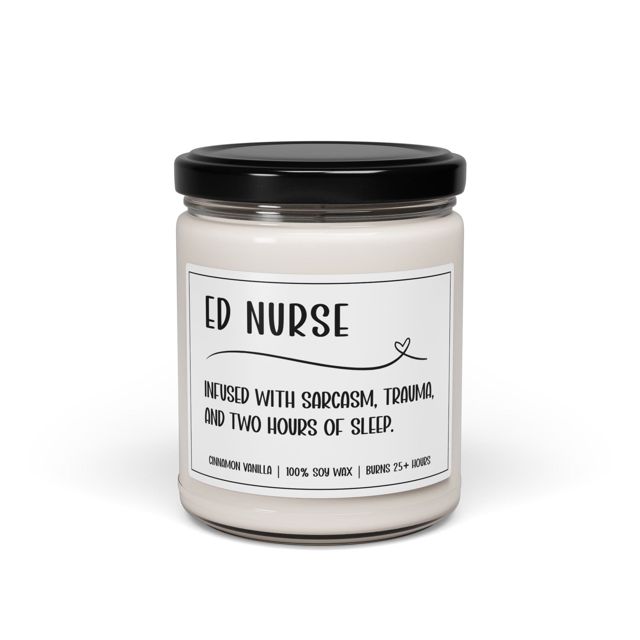 ED Nurse Candle – Funny Emergency Department Nurse Gift, Scented Soy Candle for Healthcare Workers, ER Nurse Appreciation Gift