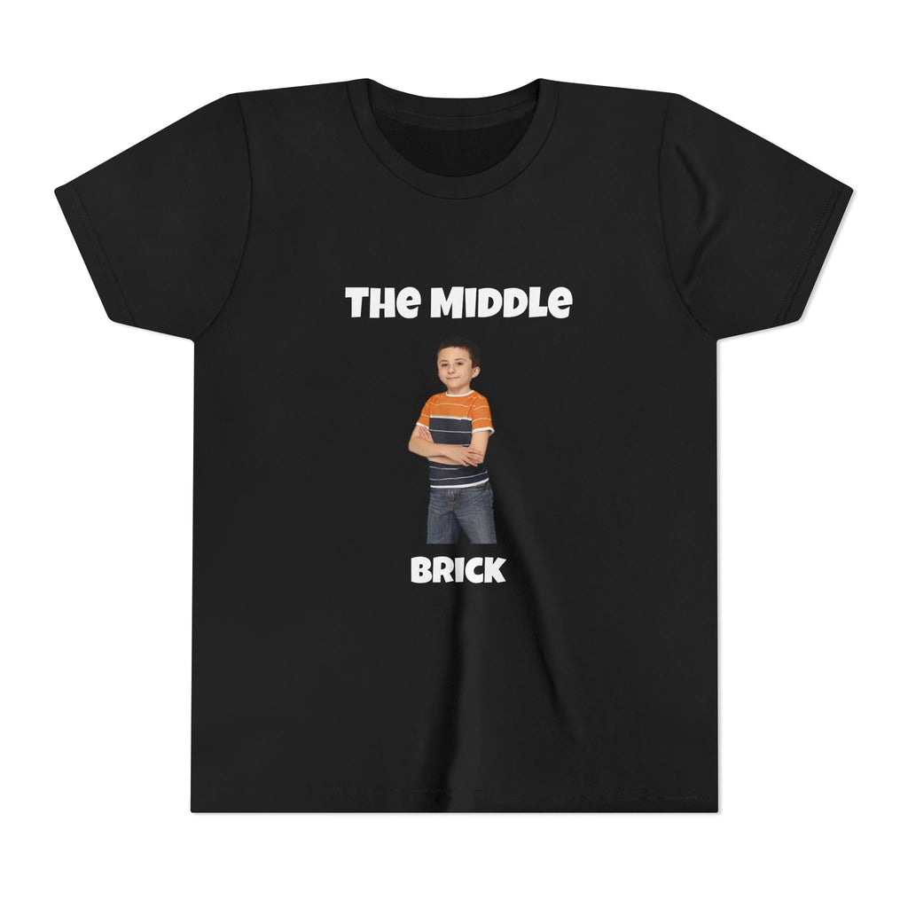 Youth Tee "The Middle" Funny Kid Shirt — Middle Child Graphic Tee