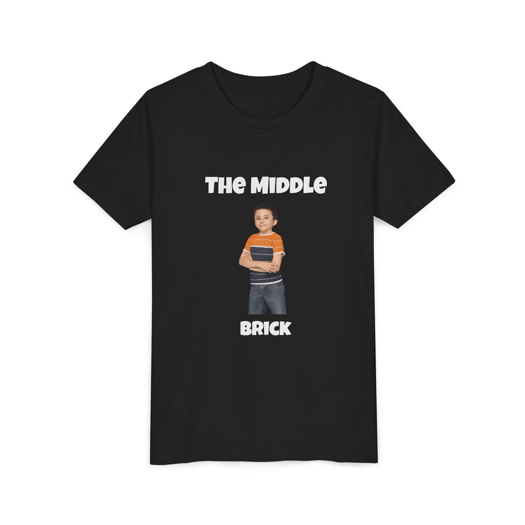 Youth Tee "The Middle" Funny Kid Shirt — Middle Child Graphic Tee