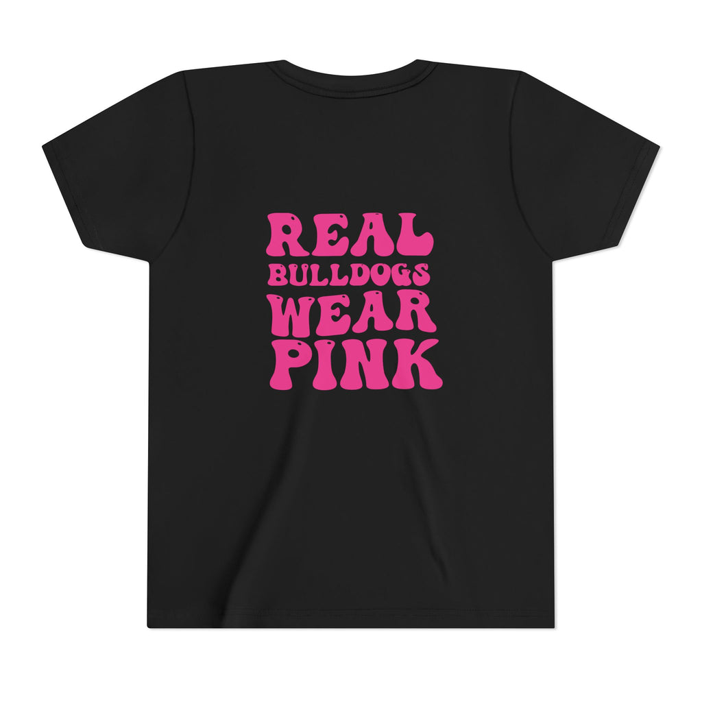 Youth Real Bulldogs Wear Pink Tee