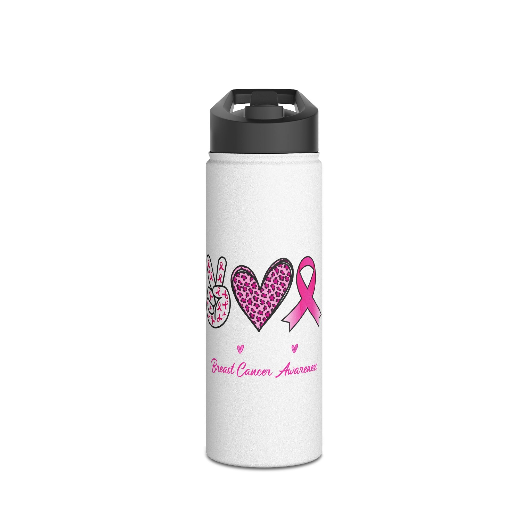 Pink Ribbon Water Bottle