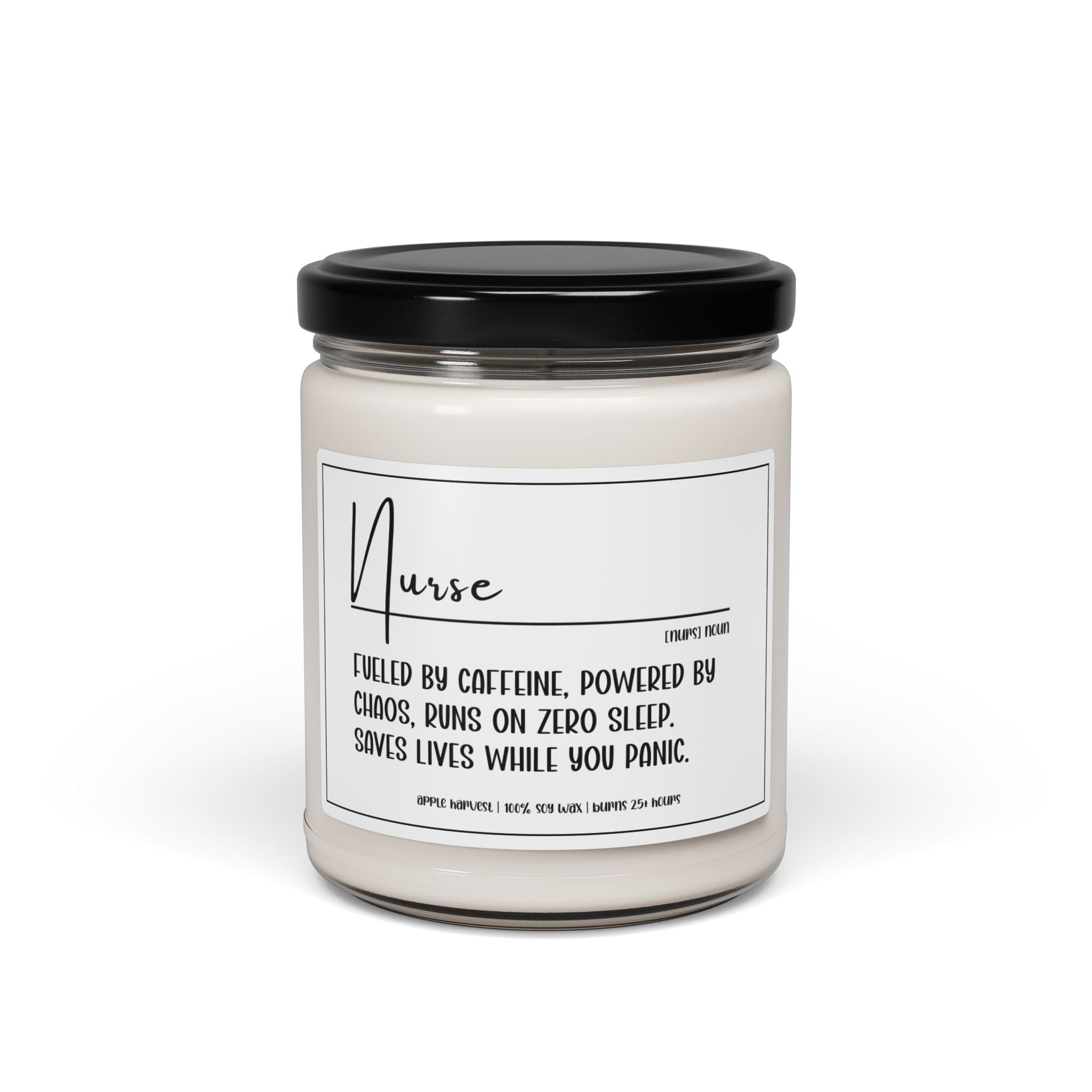Nurse Definition Candle – Funny Nurse Gift, Scented Soy Candle for Healthcare Workers, ER Nurse Appreciation Gift, Medical Worker Candle
