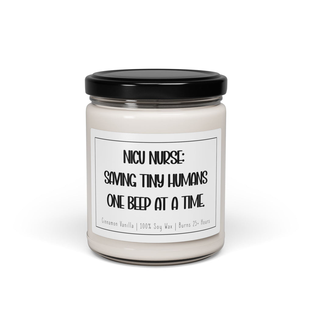 NICU Nurse Candle – Funny NICU Nurse Gift, Neonatal Nurse Appreciation Candle, Scented Soy Candle for Healthcare Workers, Nurse Week Gift
