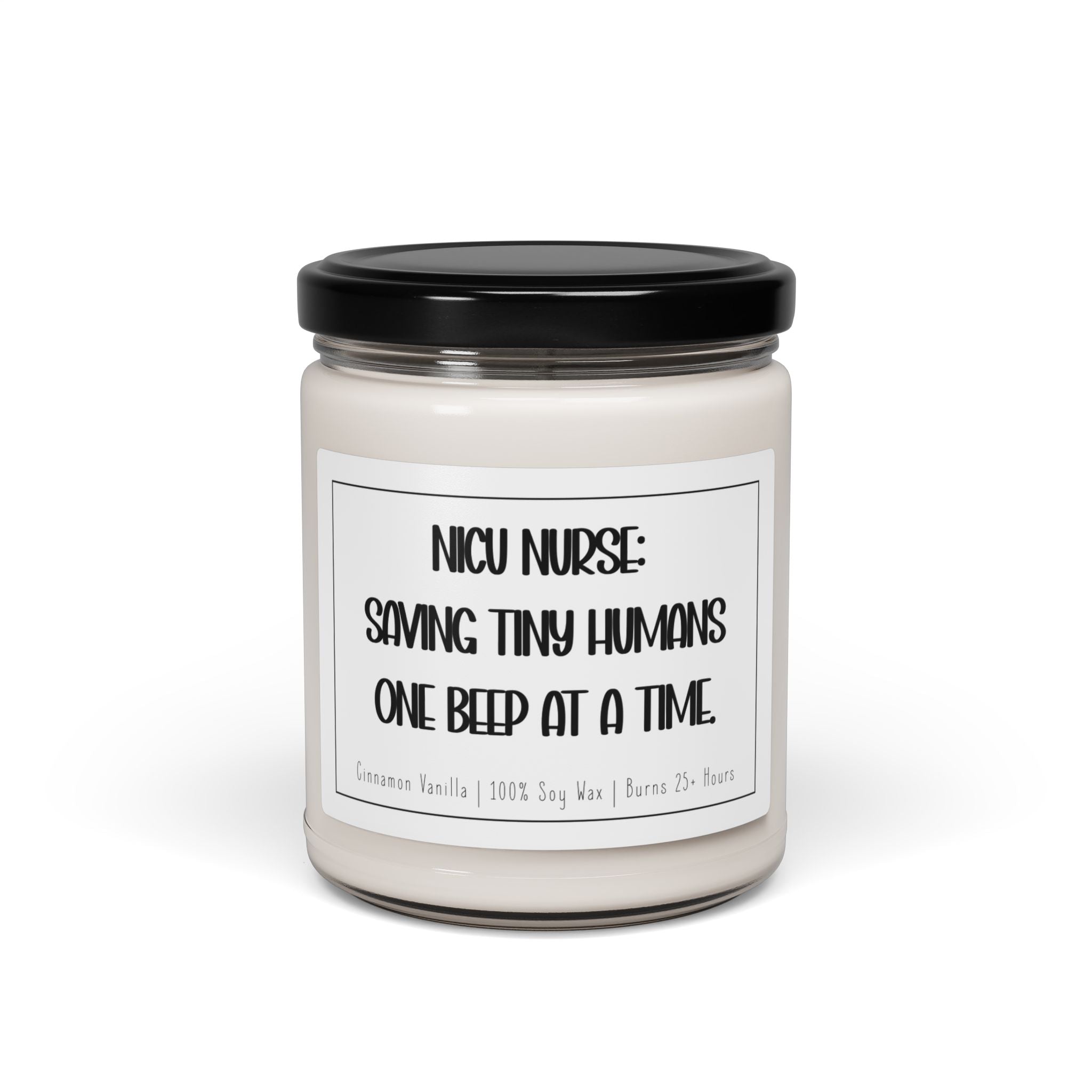 NICU Nurse Candle – Funny NICU Nurse Gift, Neonatal Nurse Appreciation Candle, Scented Soy Candle for Healthcare Workers, Nurse Week Gift
