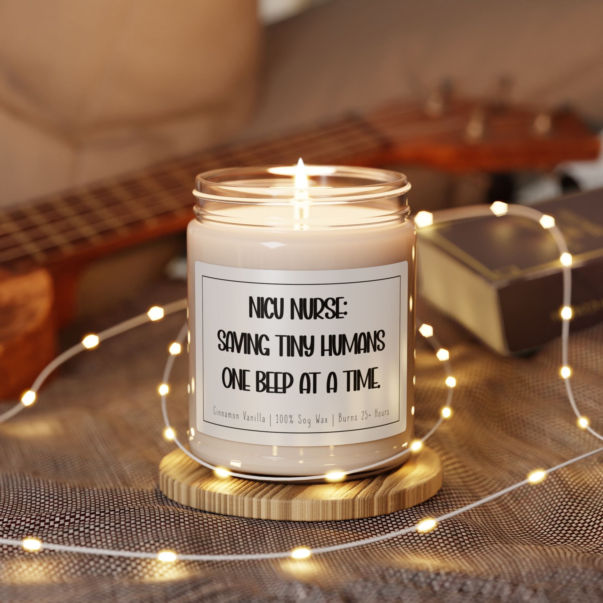 NICU Nurse Candle – Funny NICU Nurse Gift, Neonatal Nurse Appreciation Candle, Scented Soy Candle for Healthcare Workers, Nurse Week Gift