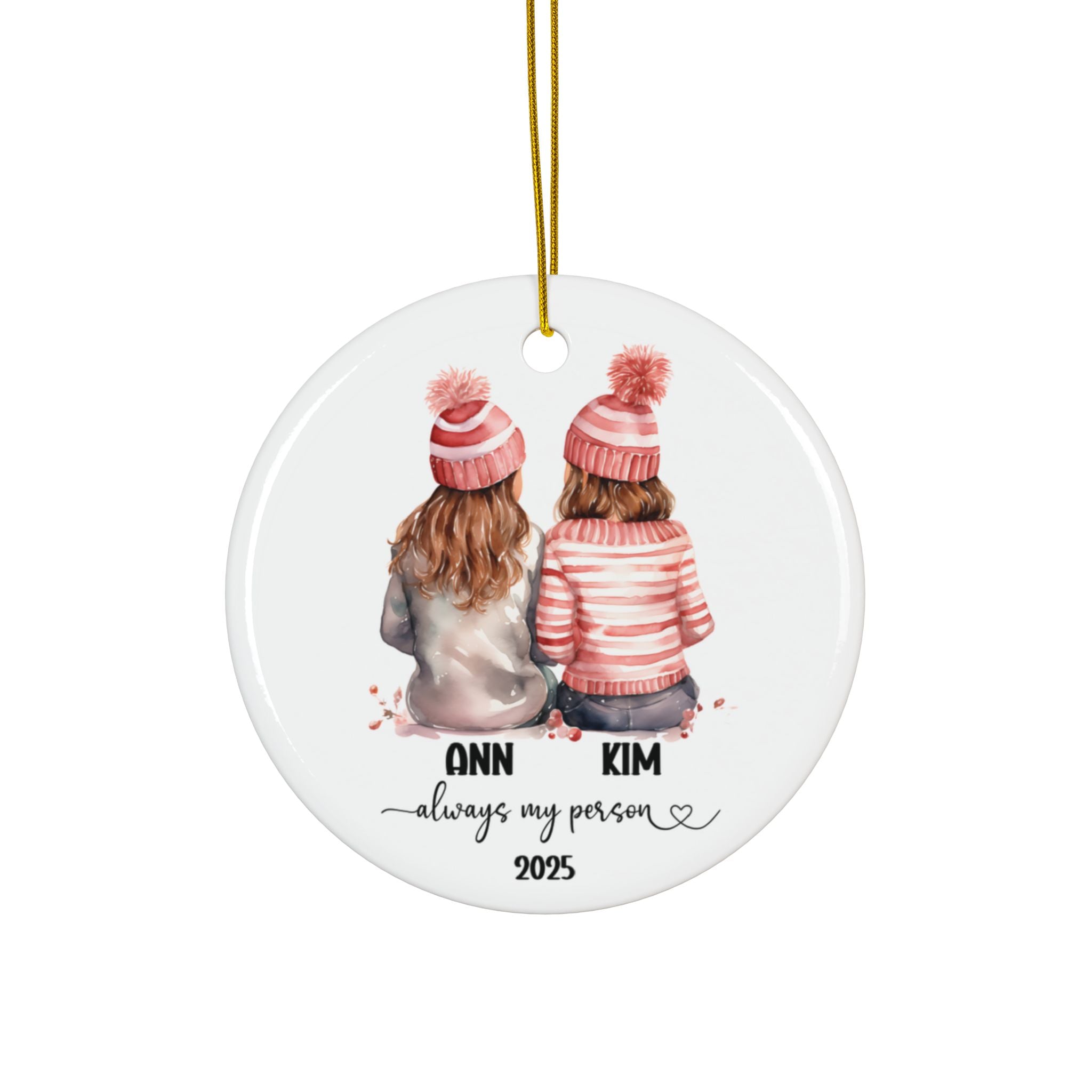 Copy of Physical Therapist Christmas Ornament — Personalized 2025 Ceramic Holiday Decoration