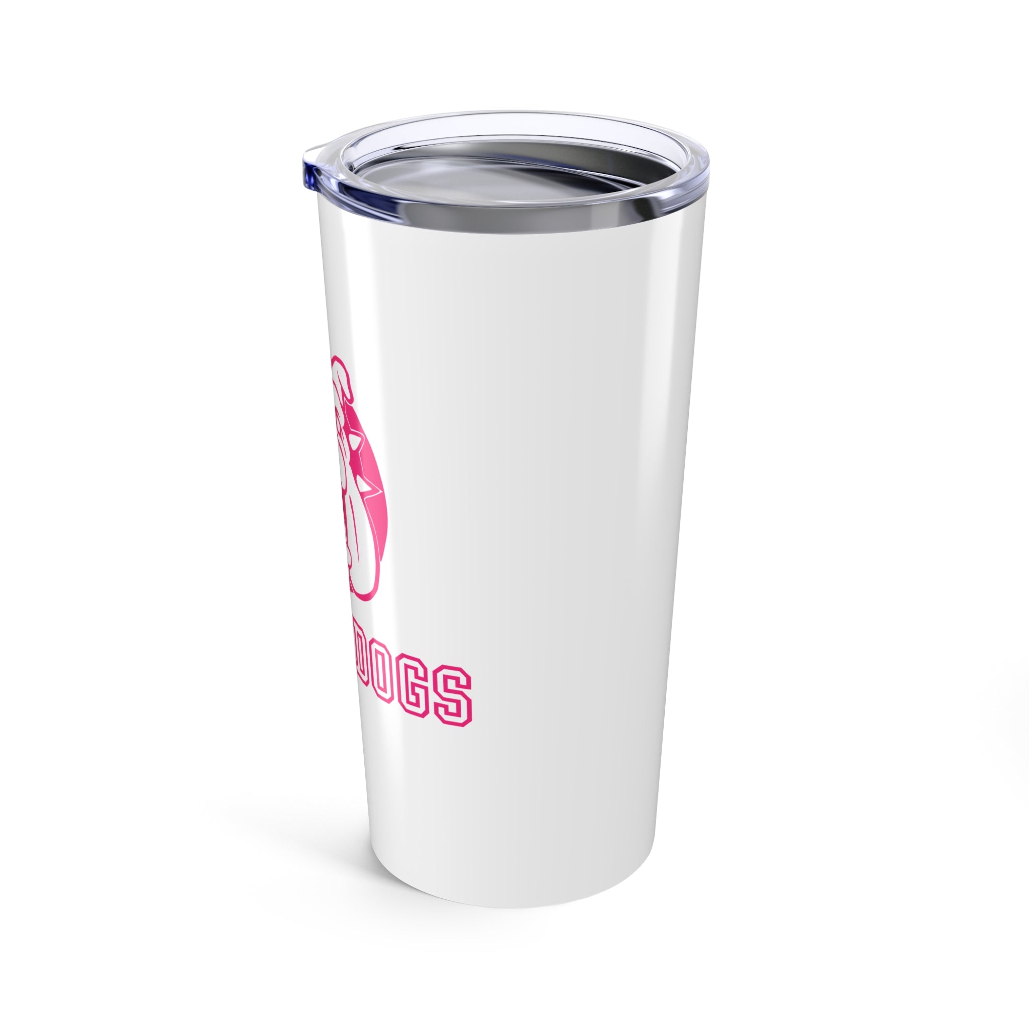 Pink Bulldog Tumbler | 20oz Stainless Steel Travel Mug