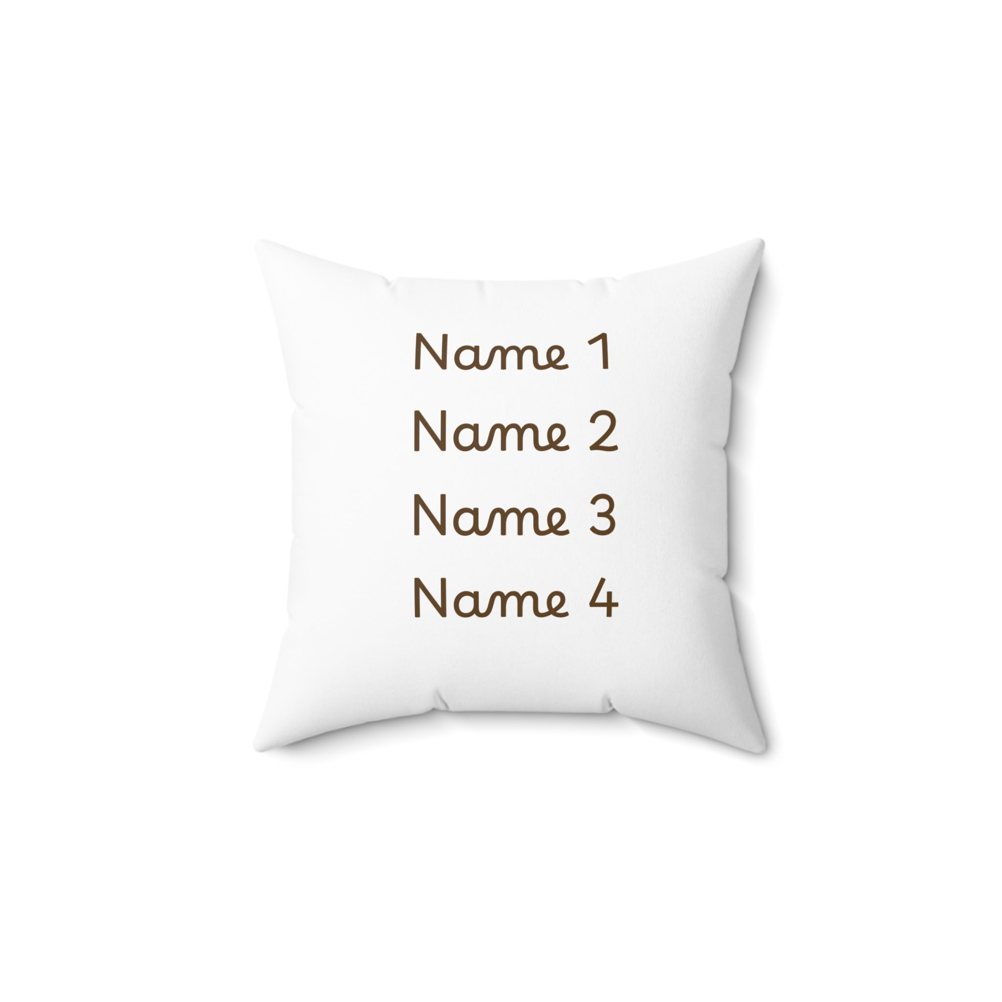 Personalized Thankful Throw Pillow