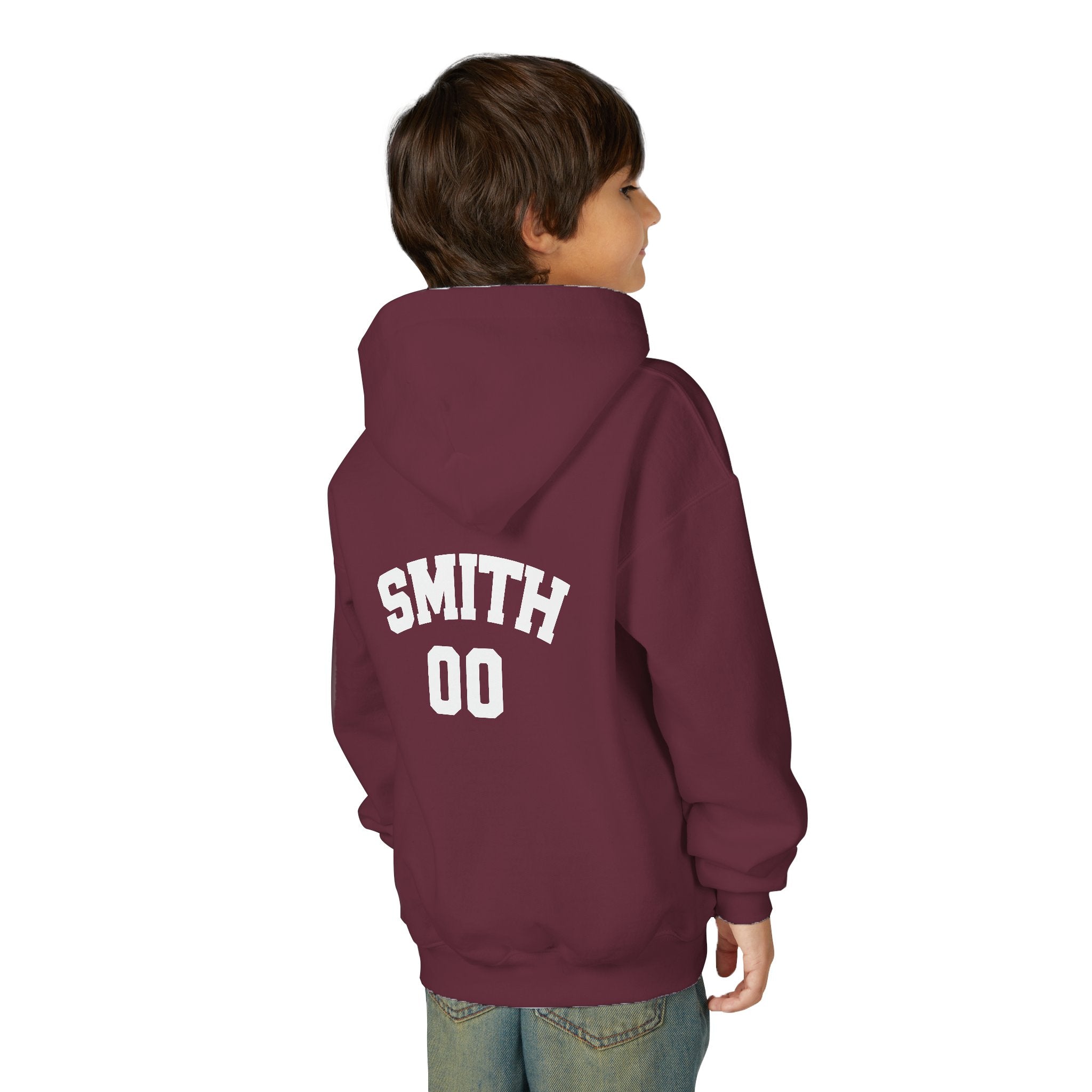 Youth Bulldog Personalized Hoodie