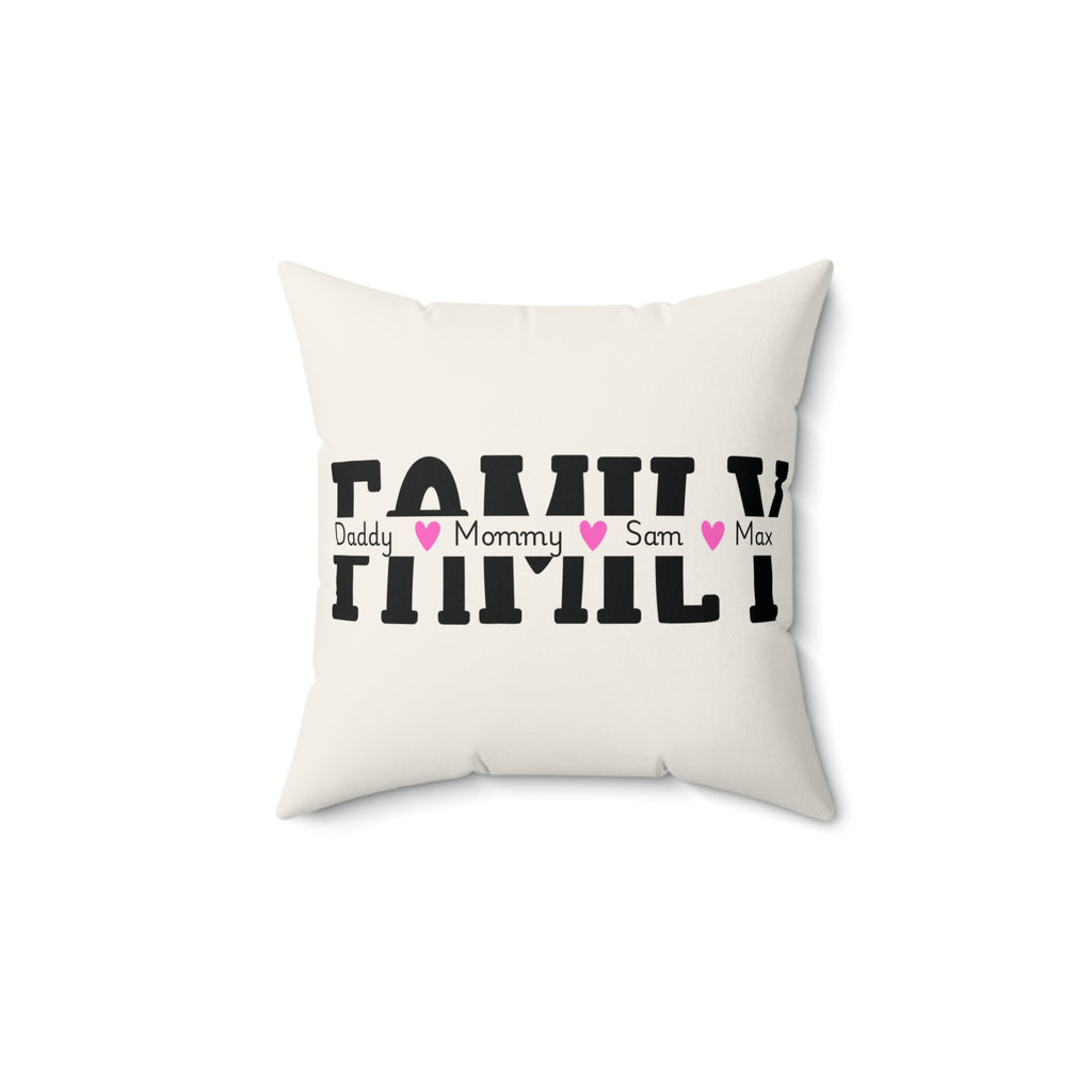 Personalized FAMILY Pillow
