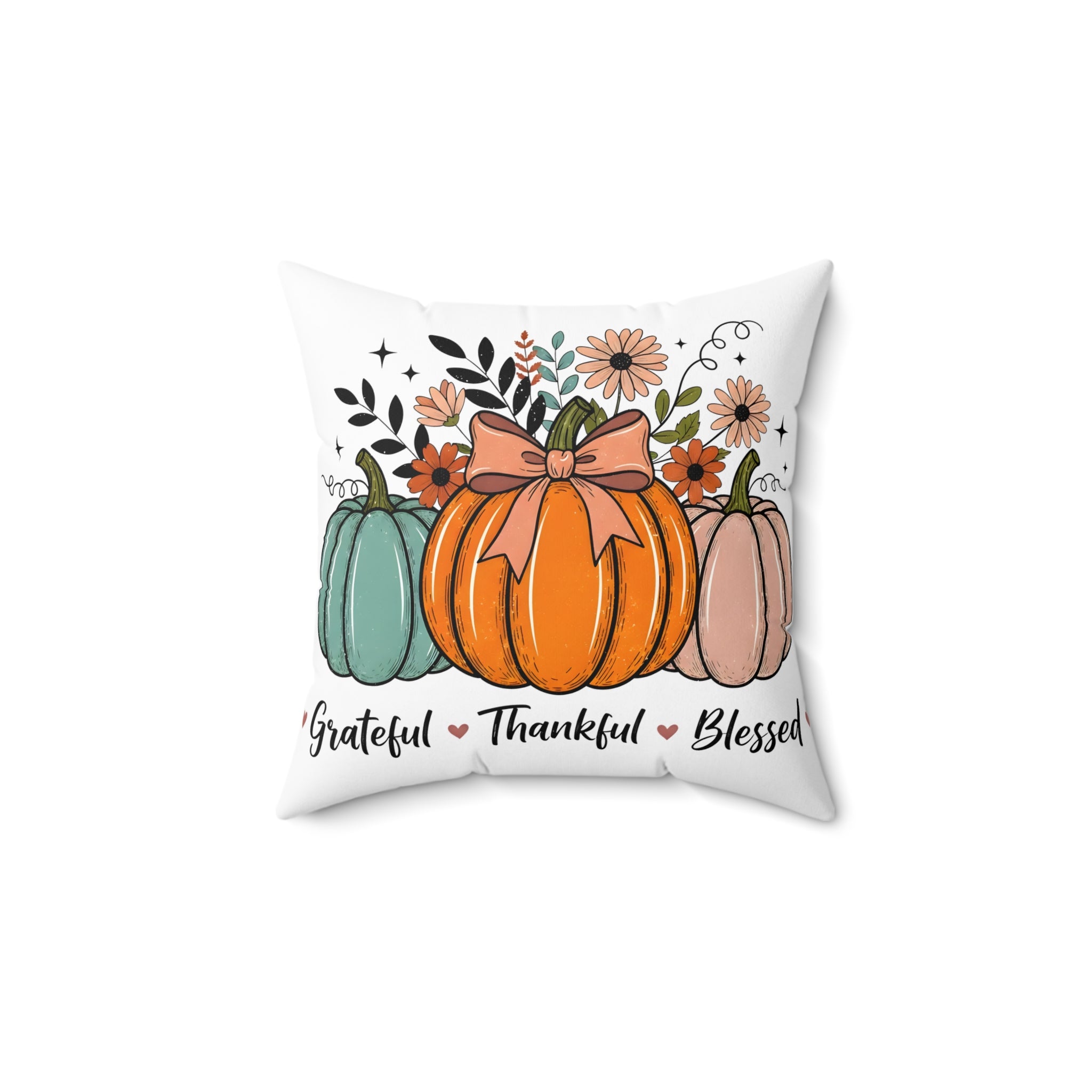 Thankful Pumpkin Decorative Pillow