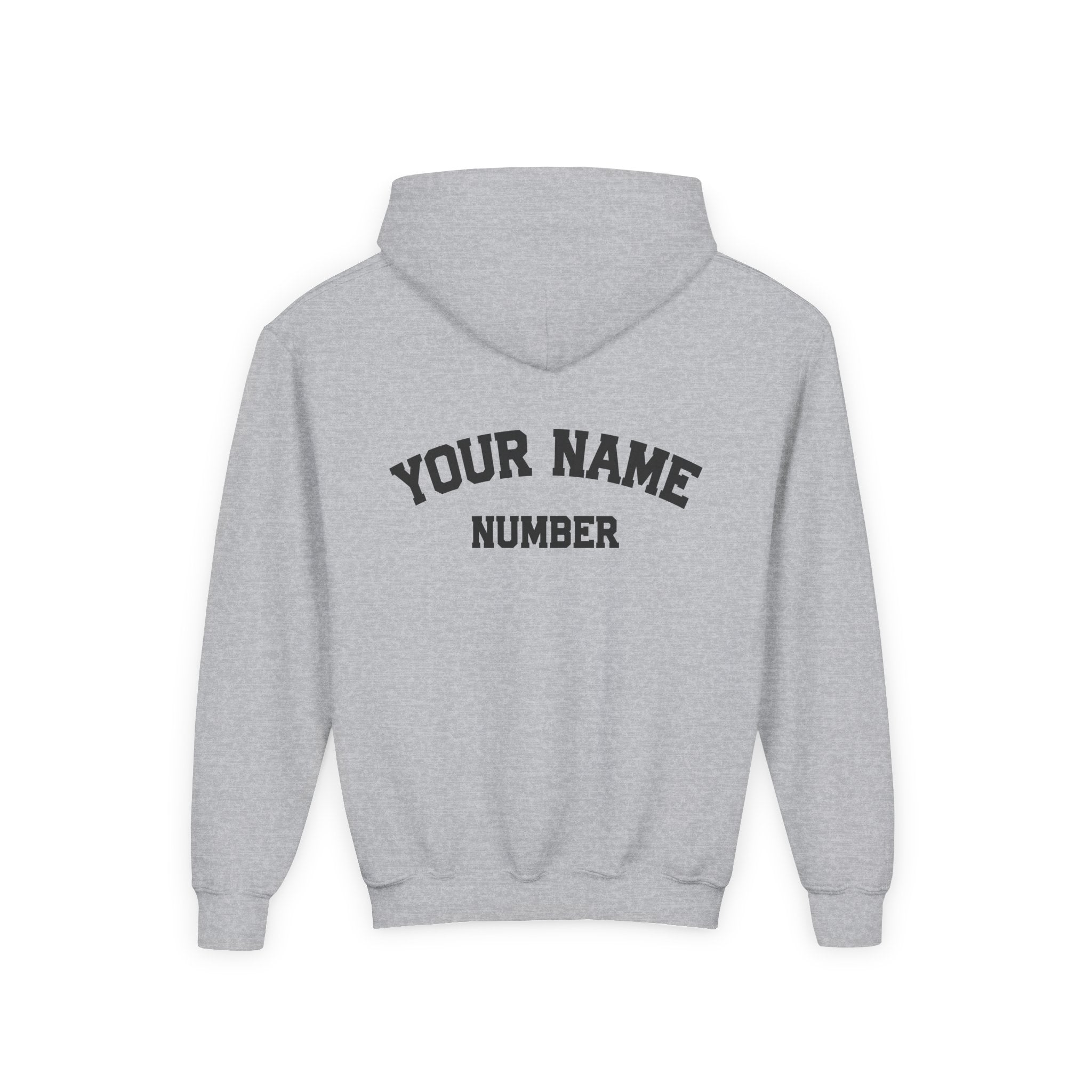 Youth Bulldog Personalized Hoodie