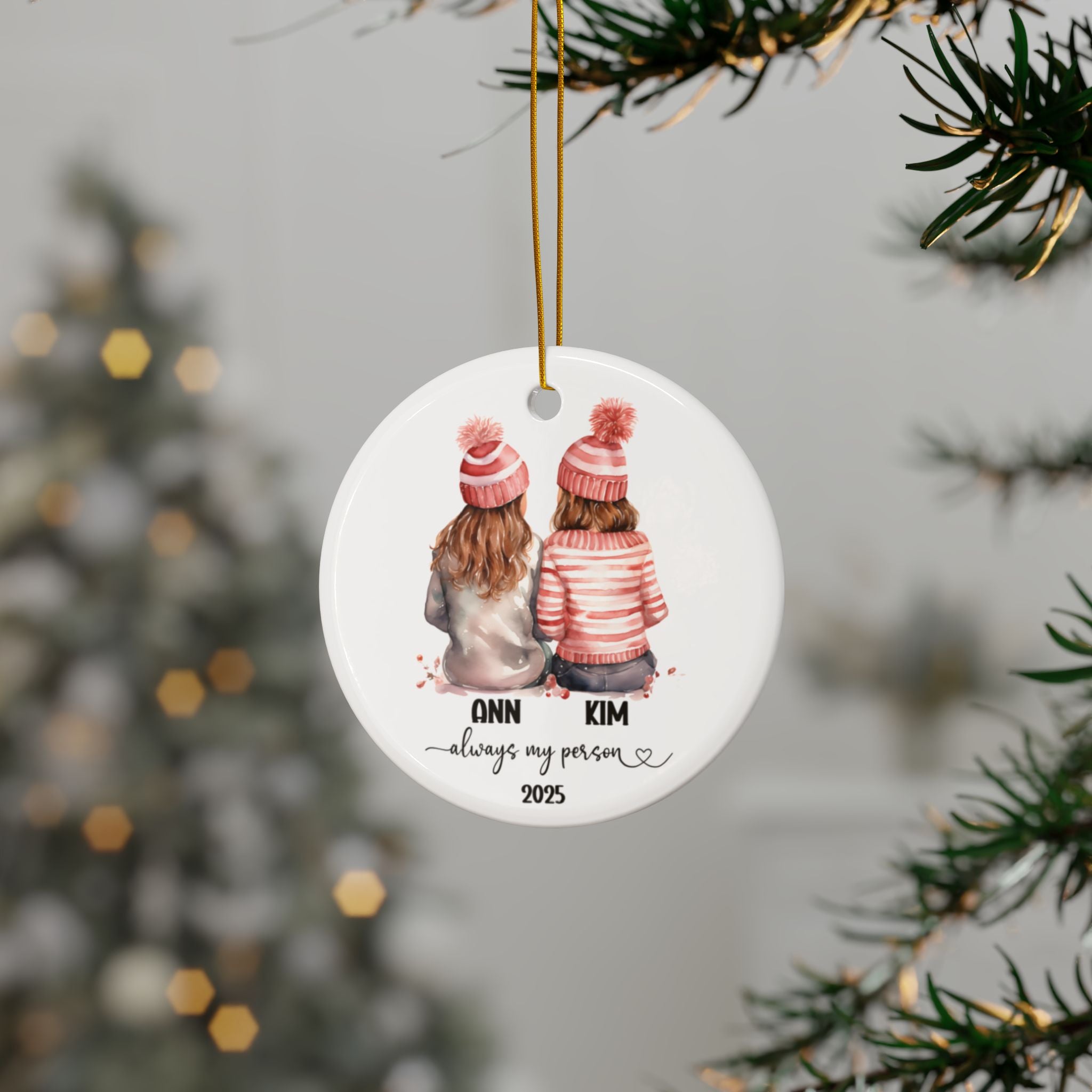 Copy of Physical Therapist Christmas Ornament — Personalized 2025 Ceramic Holiday Decoration