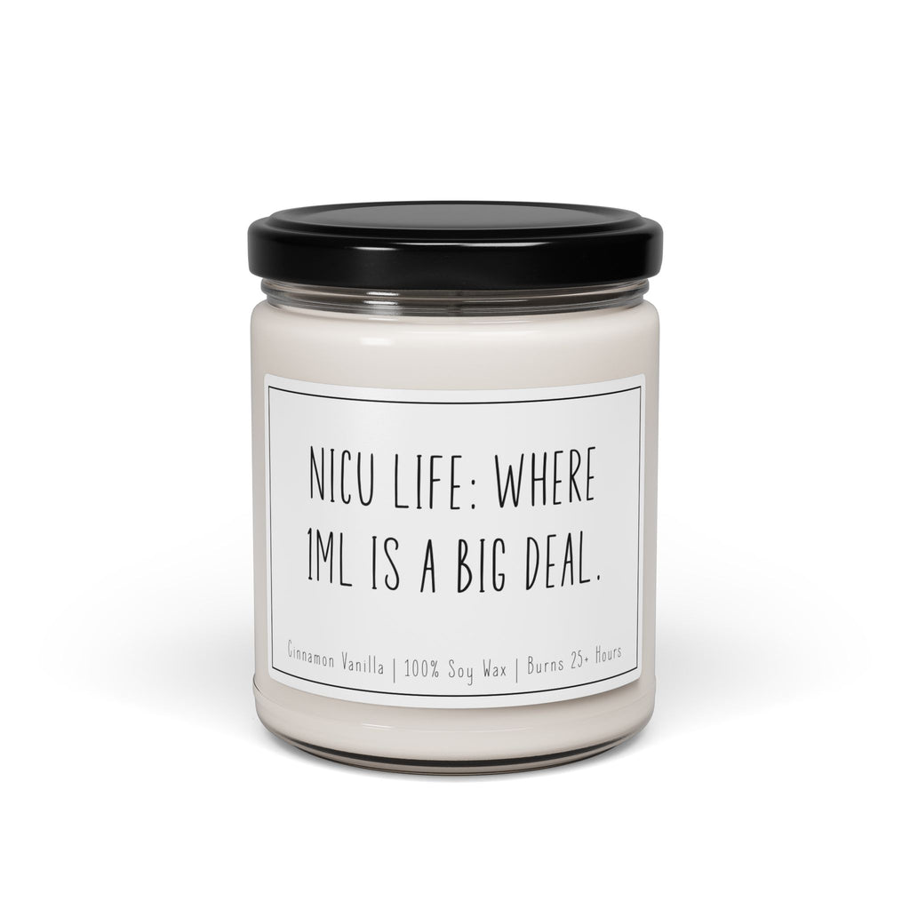 NICU Life Candle – Funny NICU Nurse Gift, Neonatal Nurse Appreciation Candle, Scented Soy Candle for Healthcare Workers, Hospital Staff Gift