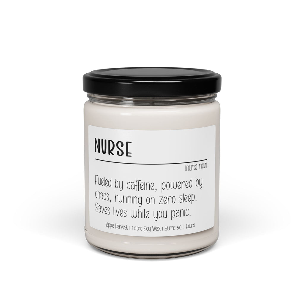 Nurse Definition Candle – Funny Nurse Gift, Scented Soy Candle for Healthcare Workers, ER Nurse Appreciation Gift, Medical Worker Candle