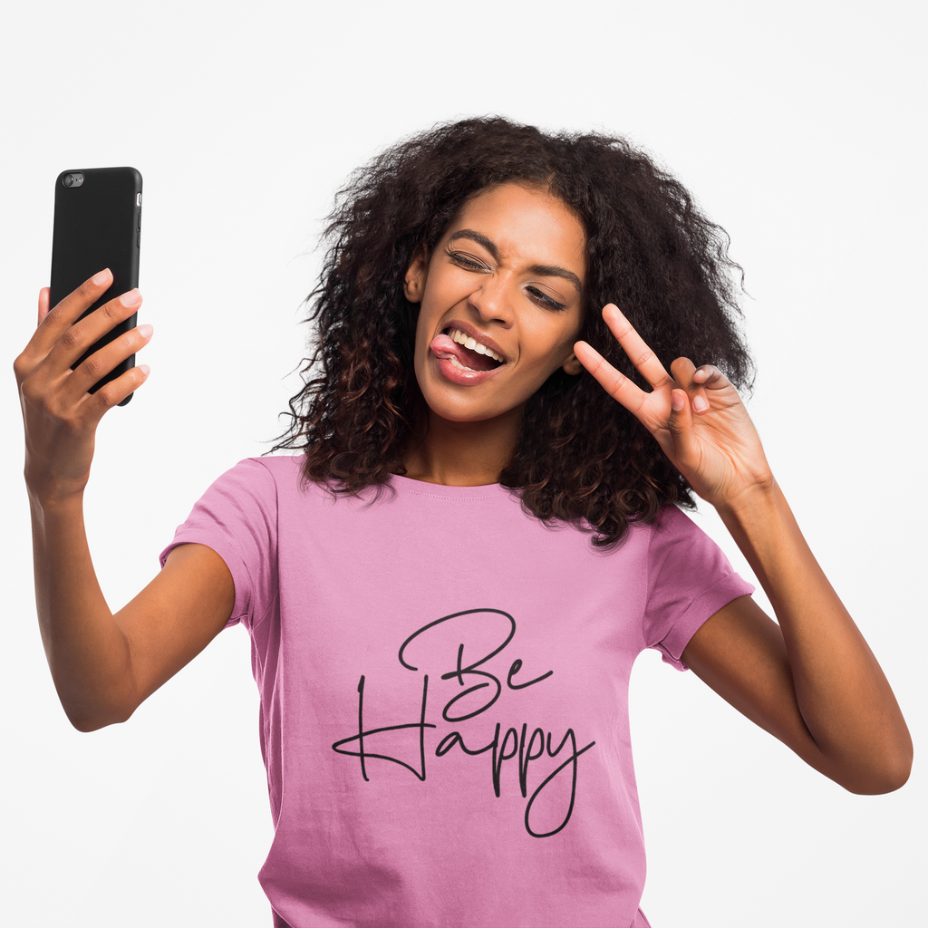 Be Happy Women's Softstyle Tee
